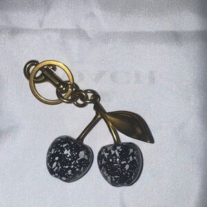Black and Gold Cherry Keychain